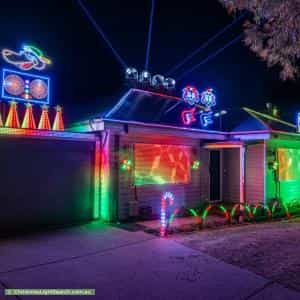 Christmas Light display at 51 Timms Avenue, Kilsyth