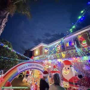 Christmas Light display at 58 Tennyson Street, Highett