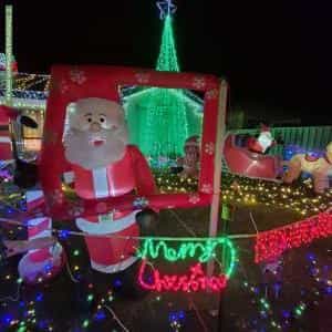 Christmas Light display at 54 Indigo Court, Aldinga Beach