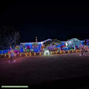 Christmas Light display at 21 Warrego Circuit, Kaleen