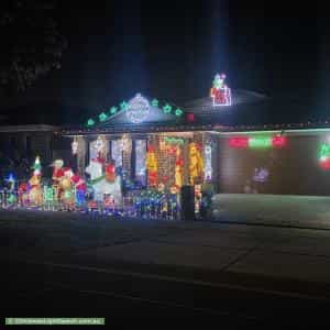 Christmas Light display at 57 Nossal Drive, Point Cook