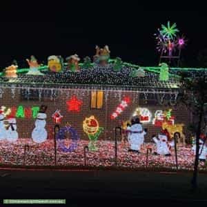 Christmas Light display at 60 Howarth Street, Ropes Crossing