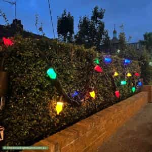 Christmas Light display at 85A Buckley Street, Moonee Ponds