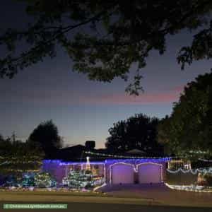 Christmas Light display at 53 Lewis Luxton Avenue, Gordon