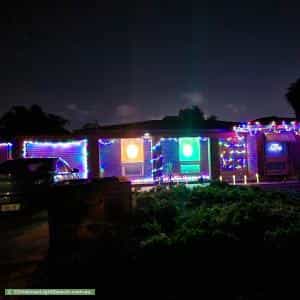 Christmas Light display at  Montana Drive, Salisbury