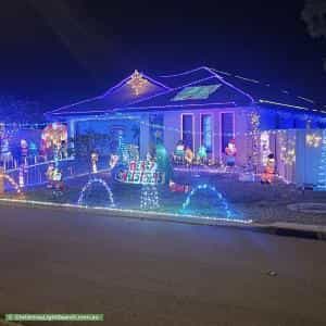 Christmas Light display at 11 Gabriella Street, Bellamack