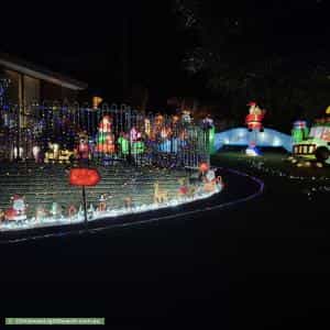 Christmas Light display at 3 Joseph Street, Trevallyn