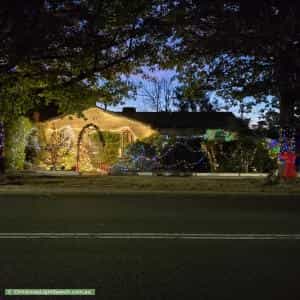 Christmas Light display at 90 Hemmings Crescent, Richardson