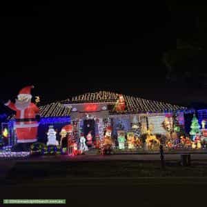 Christmas Light display at 13 Nesci Street, Doreen