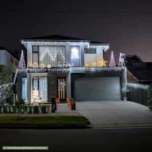Christmas Light display at 8B Day Avenue, Rostrevor