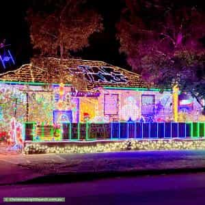 Christmas Light display at 30 Gardiner Avenue, Warradale