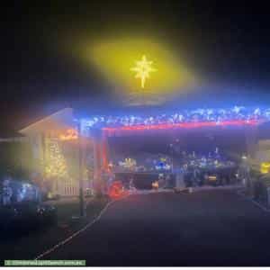 Christmas Light display at 27 Nightingale Crescent, Cameron Park
