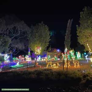 Christmas Light display at  Jarman Crescent, Clare