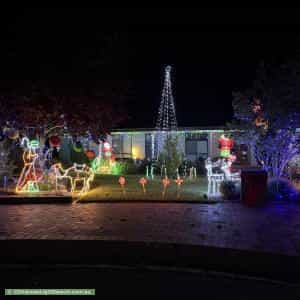 Christmas Light display at 5 Anningie Place, Hawker
