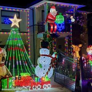 Christmas Light display at 2 Goodman Avenue, Kalkallo