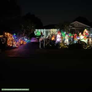 Christmas Light display at 7 Marquis Avenue, Mornington