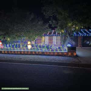 Christmas Light display at 28 Tunney Crescent, Florey