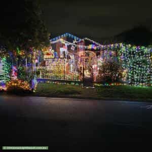 Christmas Light display at  Gathray Court, Roxburgh Park