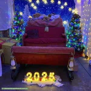 Christmas Light display at 50 Clara Street, West Ulverstone