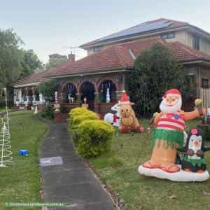 Christmas Light display at 396 Camberwell Road, Camberwell