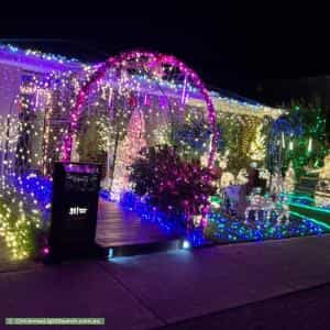 Christmas Light display at  Rosina Drive, Officer