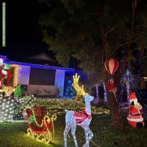 Christmas Light display at 5 Addingham Drive, Ellenbrook