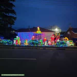 Christmas Light display at   Grove Road, Glenorchy