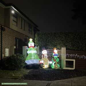 Christmas Light display at 48 Morgan Street, Carnegie