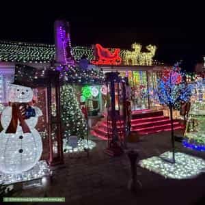 Christmas Light display at 6 Bounty Street, Warrane