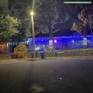Christmas Light display at 7 Dennis Court, Bayswater