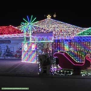 Christmas Light display at 32 Boboli Way, Pearsall
