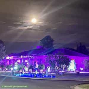 Christmas Light display at 1 Deakin Place, Thurgoona