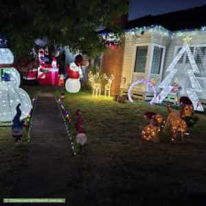 Christmas Light display at 21 Hoffmans Road, Essendon West