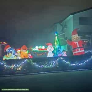 Christmas Light display at 4 Mera Street, Guildford