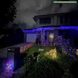 Christmas Light display at 9A Jacaranda Avenue, Cheltenham