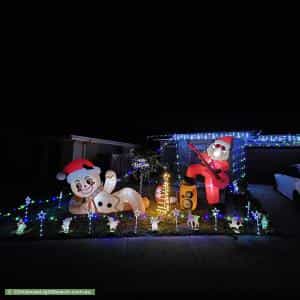 Christmas Light display at 7 Shaheen Court, Melton West