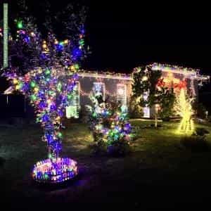 Christmas Light display at 53A Kingsbury Circuit, Bowral