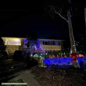 Christmas Light display at  20 Jalanga Place, Aranda