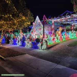 Christmas Light display at 3 Sabre Street, Netley