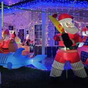 Christmas Light display at 10 Belvoir Gardens, Derrimut