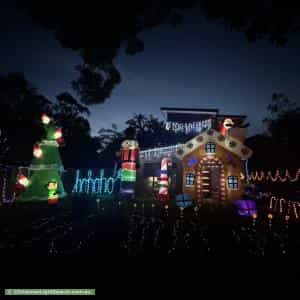 Christmas Light display at 5 Lemnos Street, Croydon