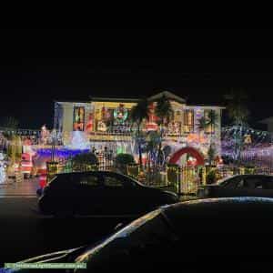 Christmas Light display at 50 Blantyre Avenue, Chelsea
