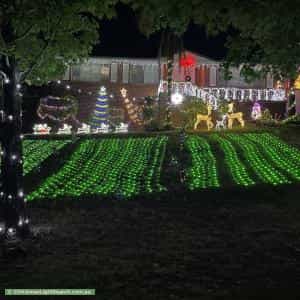 Christmas Light display at 62 Muru Avenue, Winmalee
