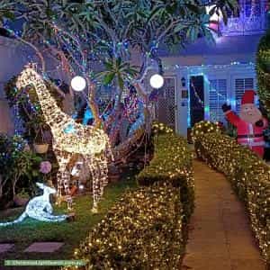 Christmas Light display at 38 Johnson Street, Freshwater