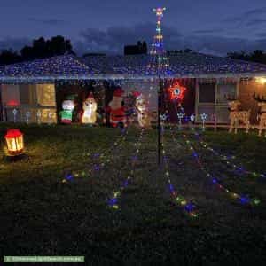 Christmas Light display at 13 Palomino Parade, Wynn Vale
