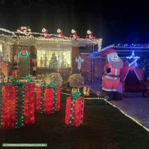 Christmas Light display at 27 Fiona Street, Woodpark