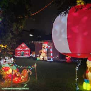 Christmas Light display at 8 Boyne Street, Rowville