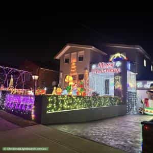 Christmas Light display at 16 Madrers Avenue, Kogarah