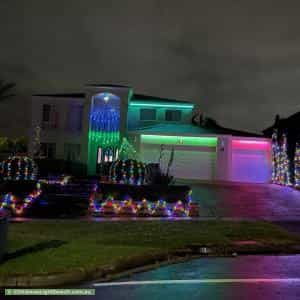 Christmas Light display at 1 Homewood Boulevard, Hallam