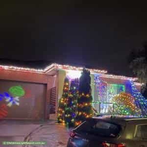 Christmas Light display at 6 Legend Court, Hallam